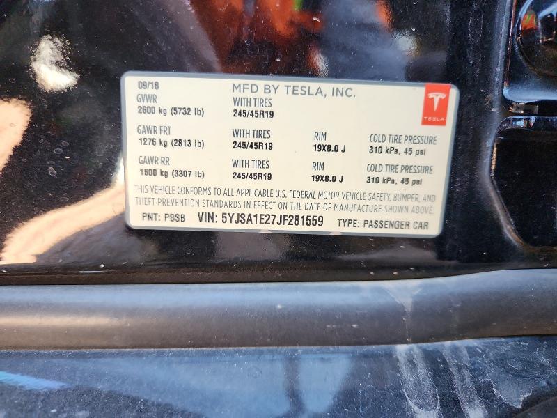 2018 Tesla Model s
