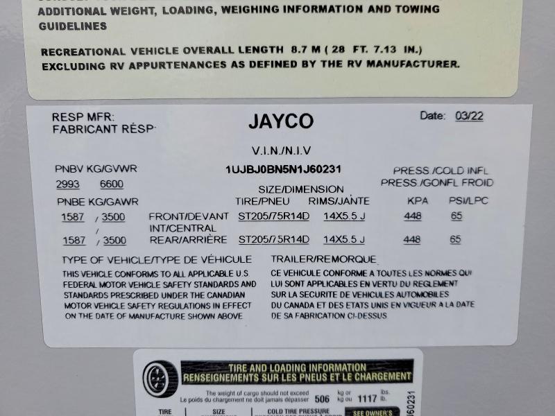 2022 Jayco JAY Feather Camper