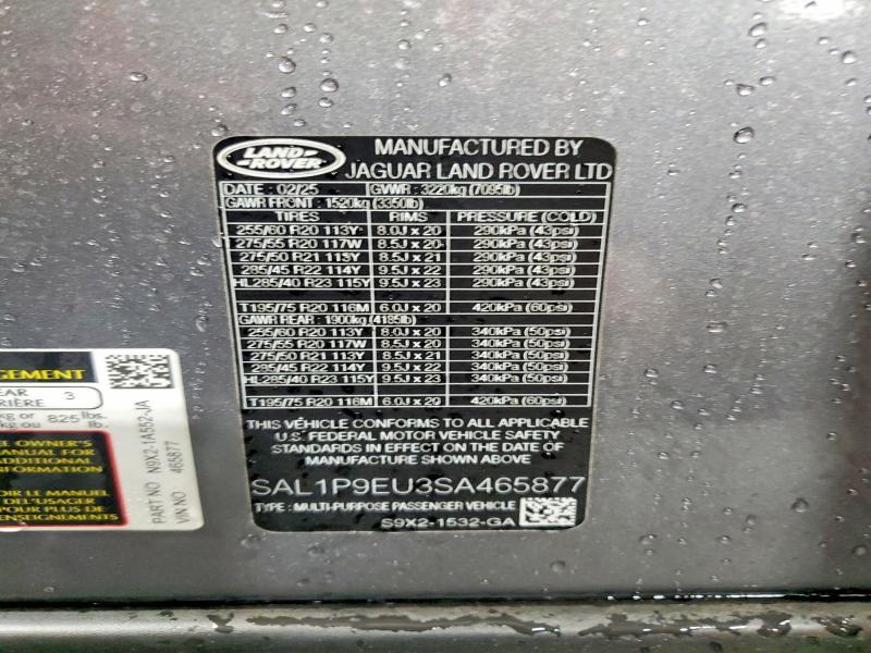 2025 Land Rover Range Rover Sport se