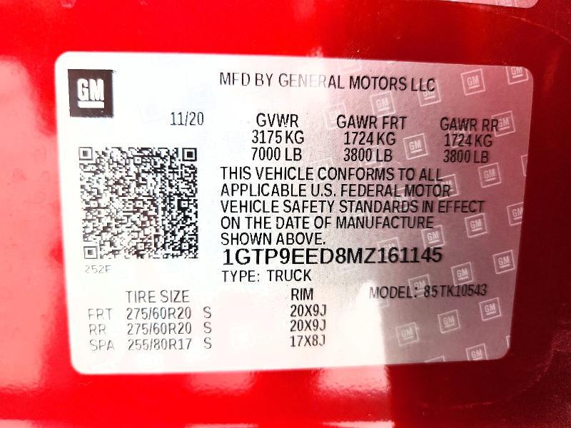 2021 GMC Sierra K1500 AT4