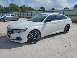 Vehiculos salvage en venta de Copart Fort Pierce, FL: 2022 Honda Accord Sport