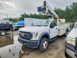 Salvage trucks for sale at West Palm Beach, FL auction: 2019 Ford F550 Super Duty Bucket Truck