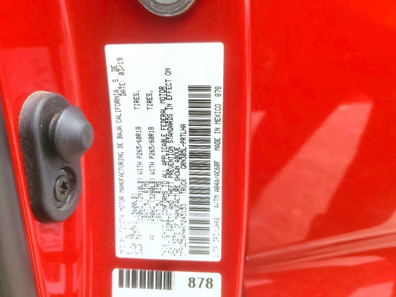 2019 Toyota Tacoma Limited