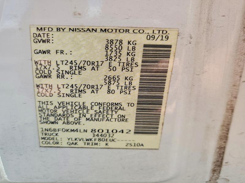 2020 Nissan NV 1500 Delivery Van