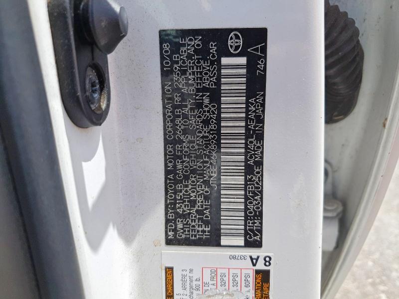 2009 Toyota Camry le