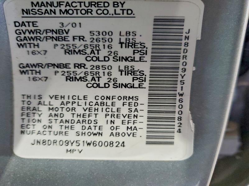 2001 Nissan Pathfinder se