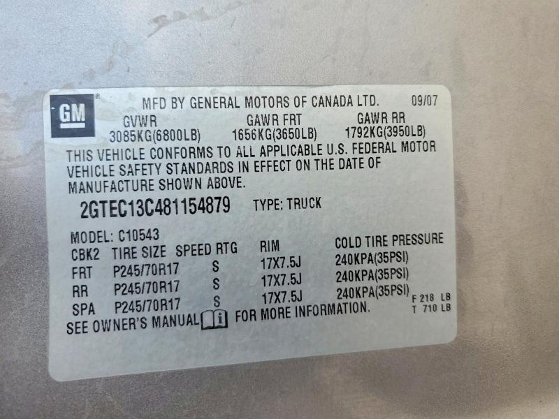 2008 GMC Sierra C1500