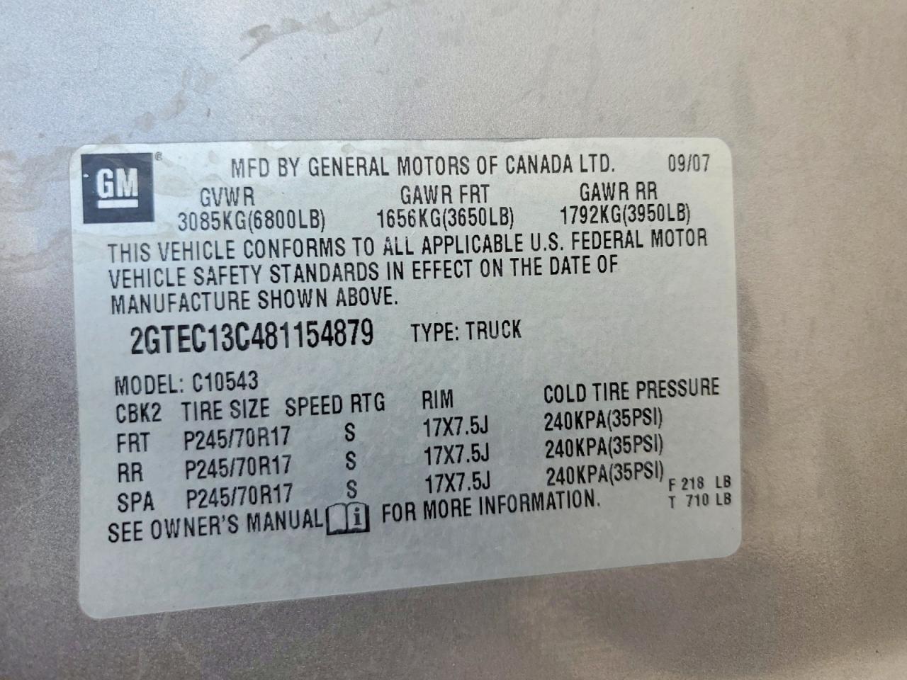 2008 GMC Sierra C1500