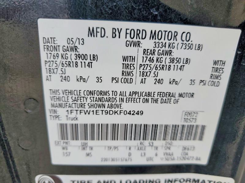 2013 Ford F150 Supercrew