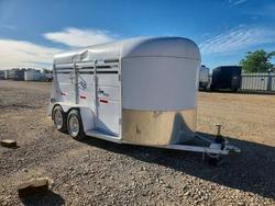 Salvage trucks for sale at Temple, TX auction: 2017 Live Livestock Trailer