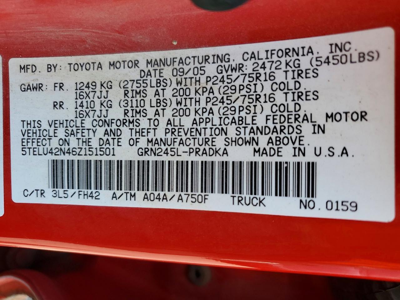 2006 Toyota Tacoma Double Cab