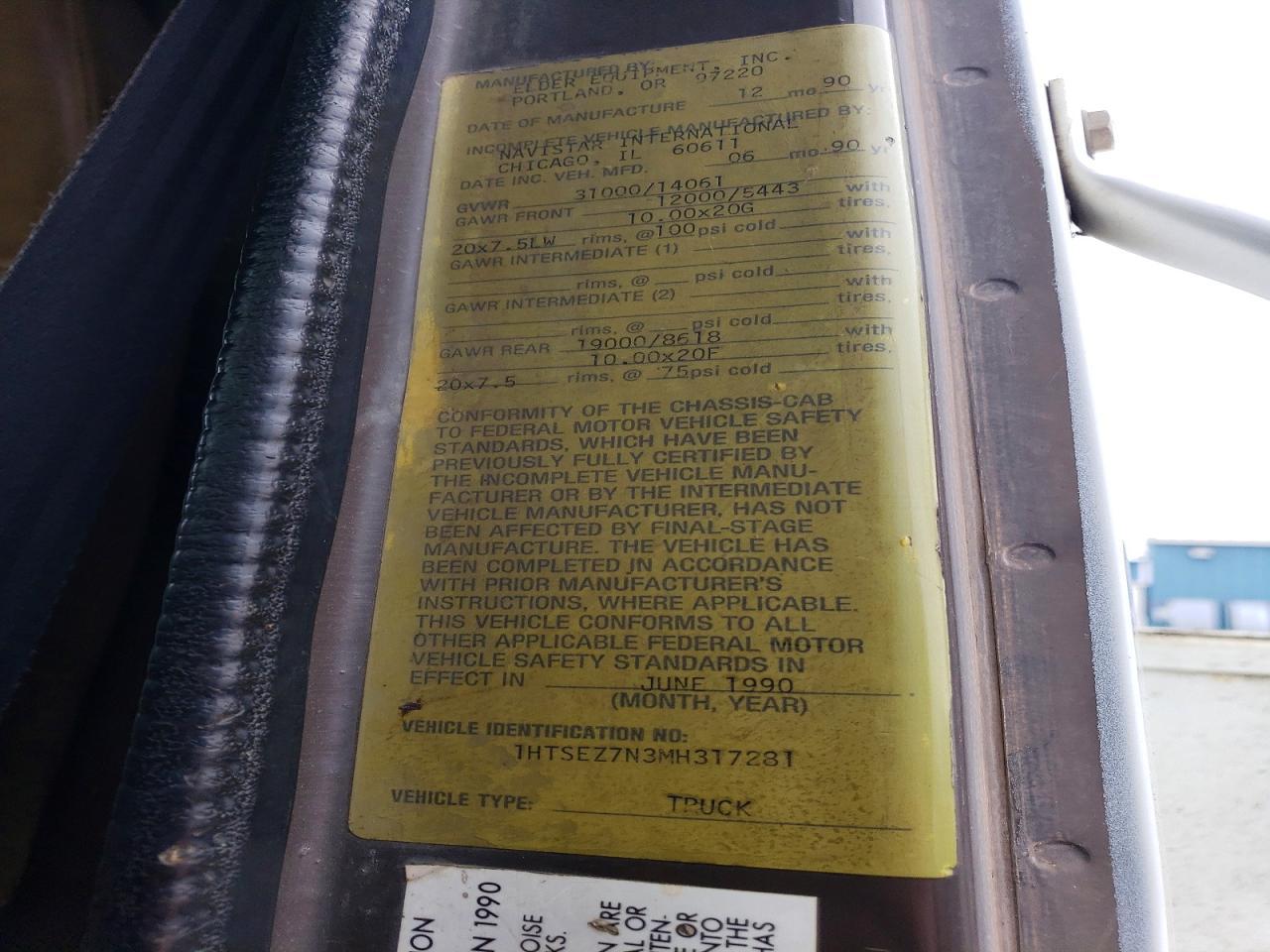 1991 International 4000 4800