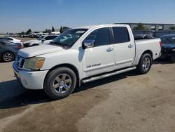 Salvage trucks for sale at Bakersfield, CA auction: 2006 Nissan Titan XE