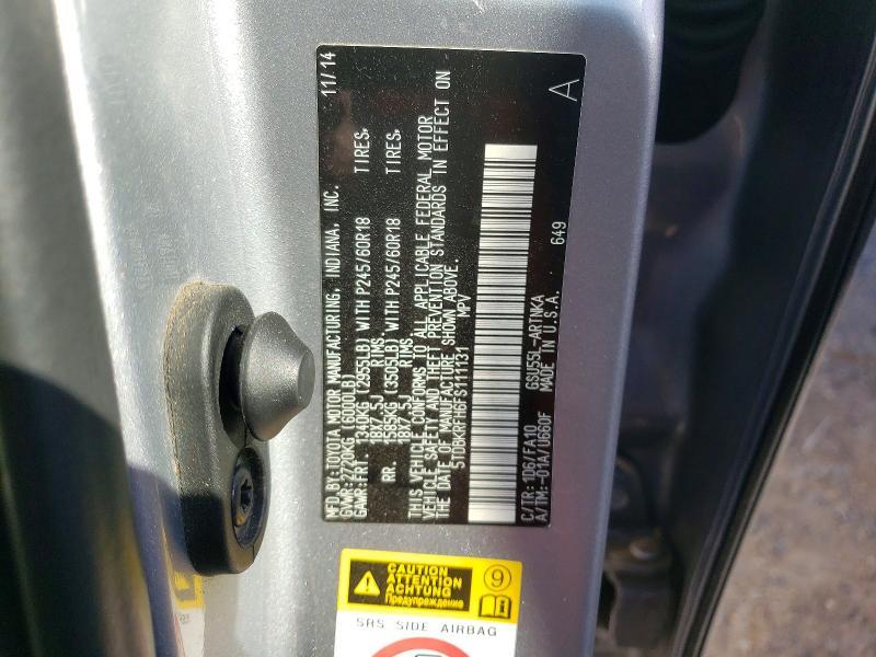 2015 Toyota Highlander le Plus
