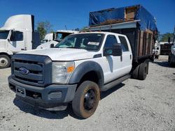 Ford salvage cars for sale: 2015 Ford F450 Super Duty Flatbed Truck
