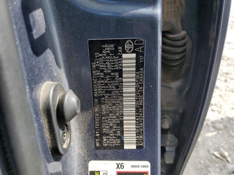 2015 Toyota Corolla l