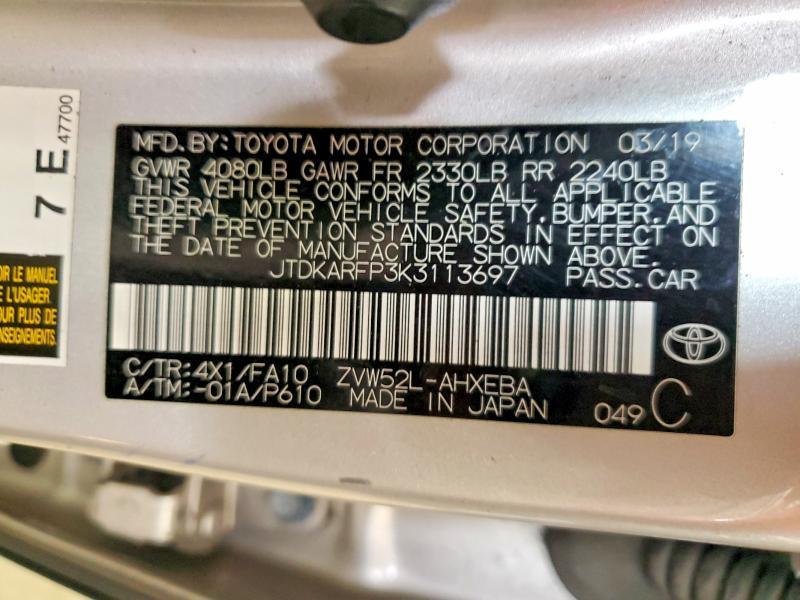 2019 Toyota Prius Prime Plus