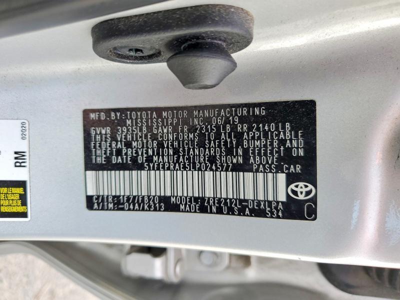 2020 Toyota Corolla le