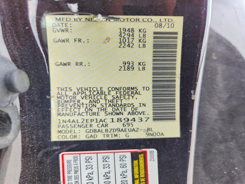 2010 Nissan Altima 2.5 s