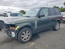 Land Rover Range Rover salvage cars for sale: 2006 Land Rover Range Rover hse