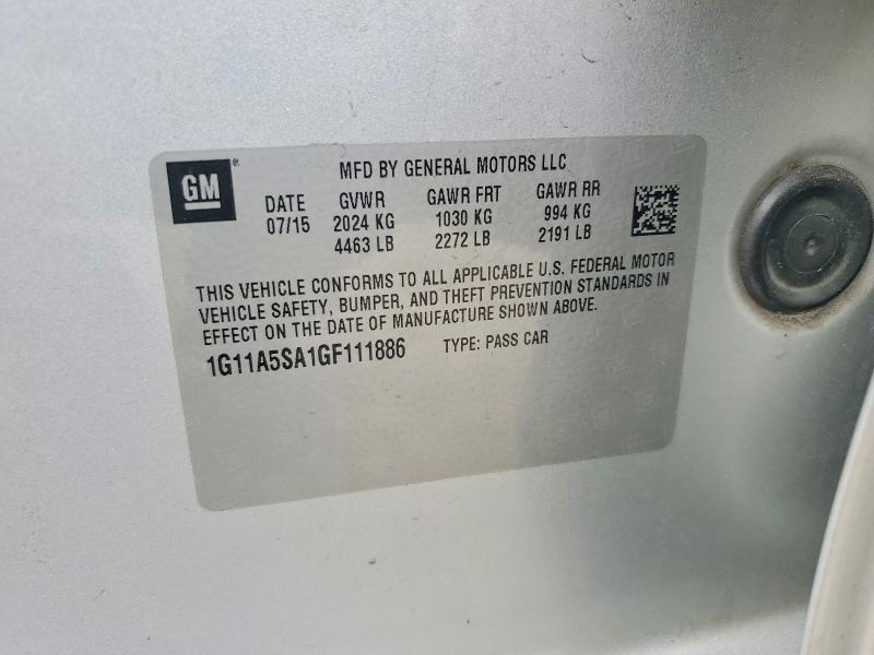 2016 Chevrolet Malibu Limited ls