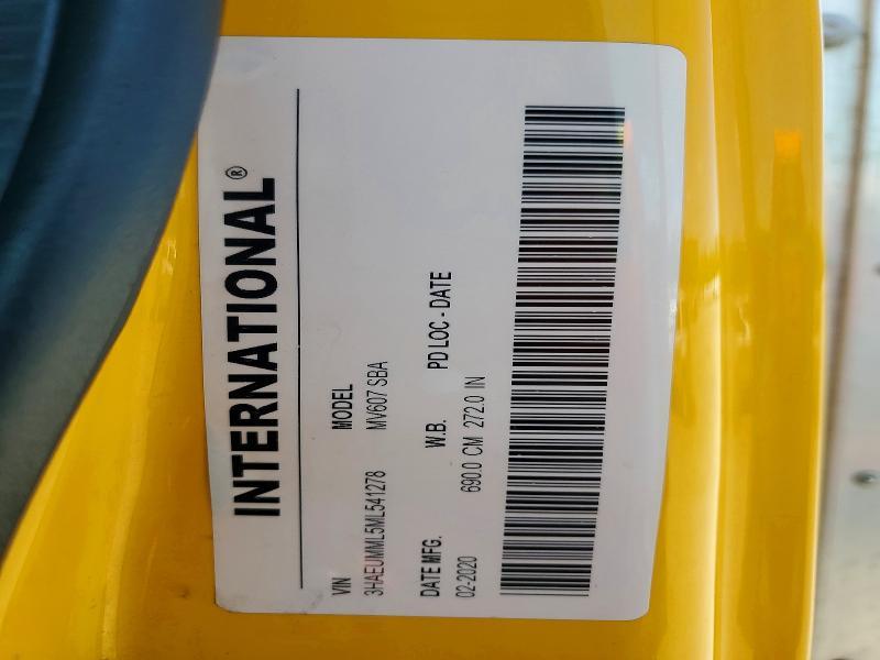 2021 International MV607 BOX Truck