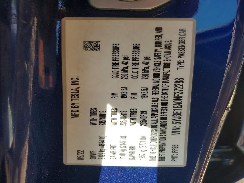2022 Tesla Model 3
