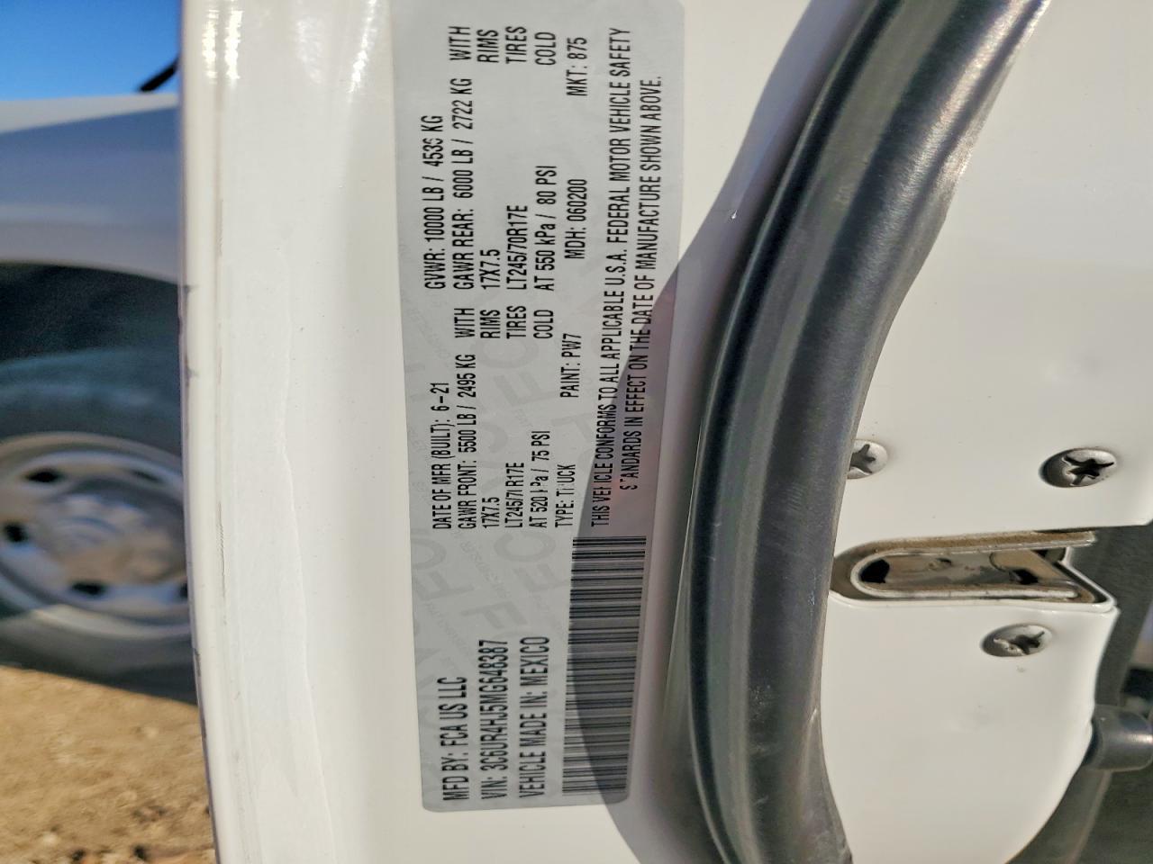 2021 Dodge RAM 2500 Tradesman