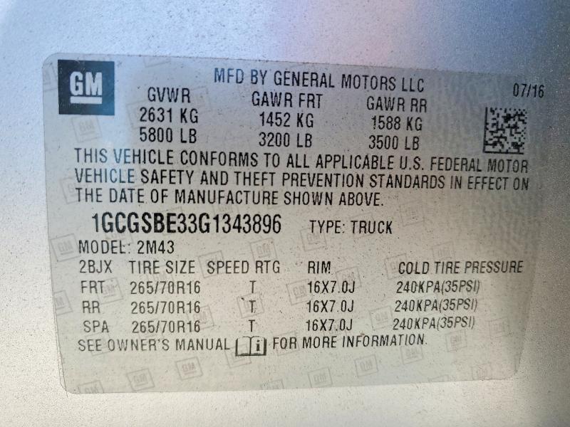 2016 Chevrolet Colorado