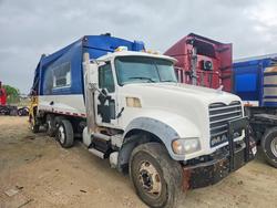Salvage trucks for sale at Grand Prairie, TX auction: 2013 Mack GU713 Refuse Truck