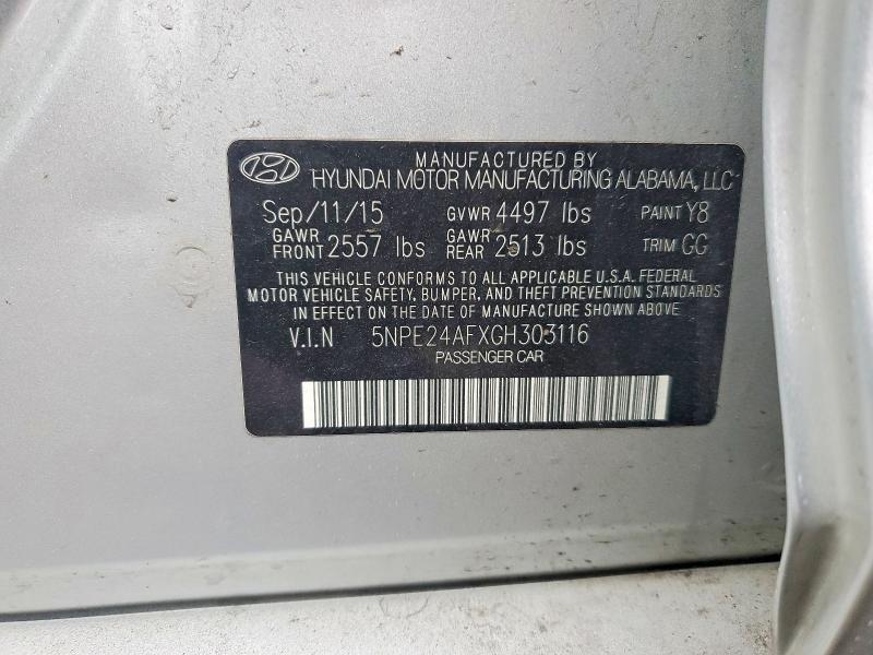 2016 Hyundai Sonata se