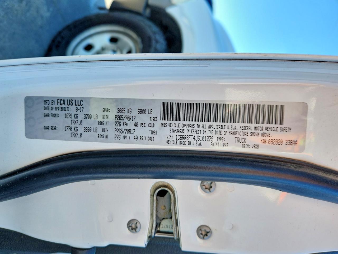 2018 Dodge RAM 1500 ST