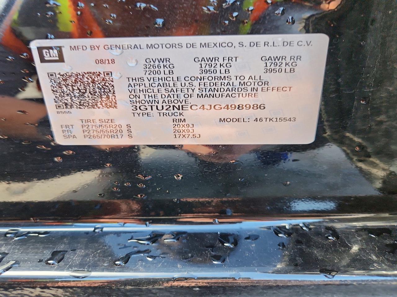 2018 GMC Sierra K1500 SLT