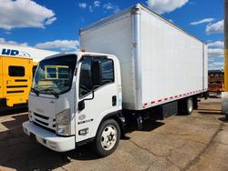 Salvage trucks for sale at Moraine, OH auction: 2017 Isuzu NRR BOX Truck