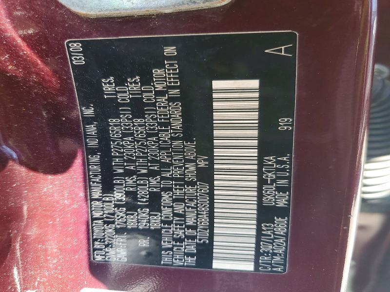 2008 Toyota Sequoia Limited