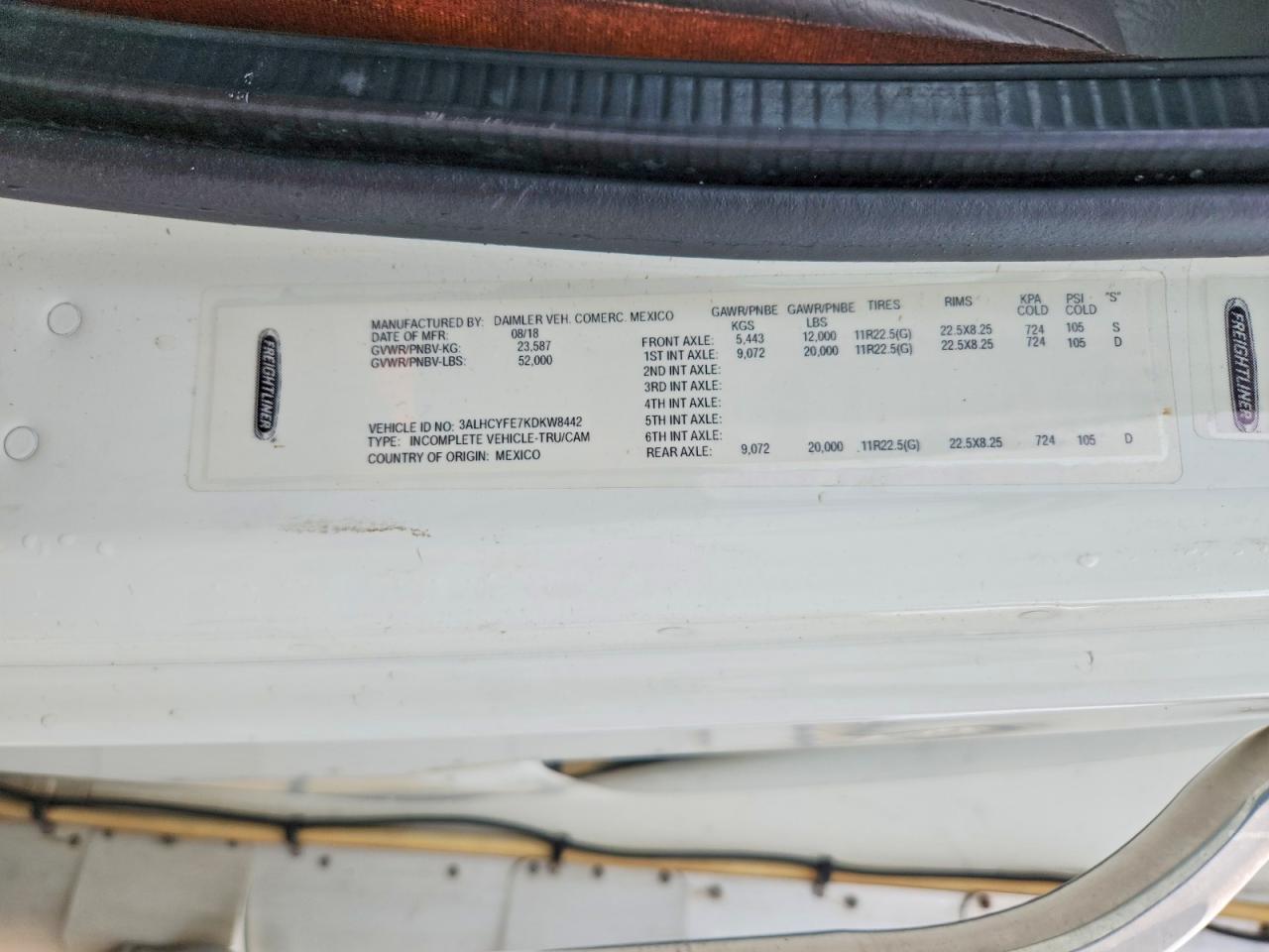 2019 Freigliner 2019 Freightliner Business Class M2 Refrigerated B