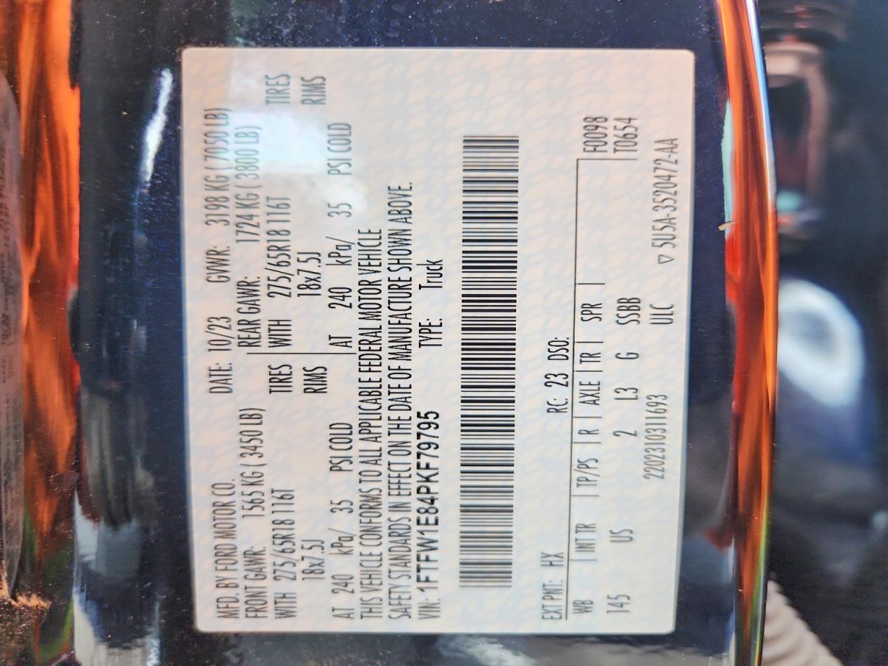 2023 Ford F150 Supercrew