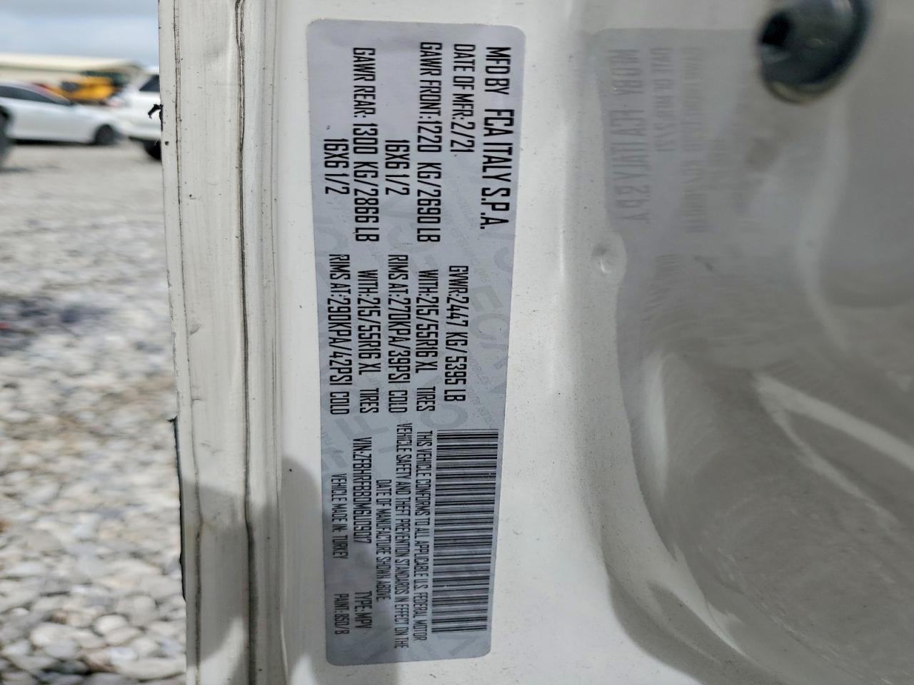 2021 Dodge RAM Promaster City SLT