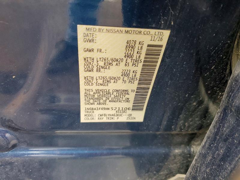 2017 Nissan Titan XD Platinum Reserve