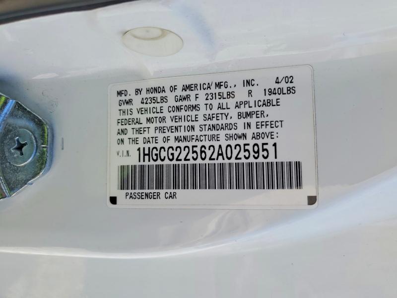2002 Honda Accord ex