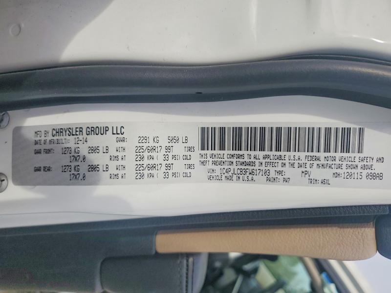 2015 Jeep Cherokee Latitude