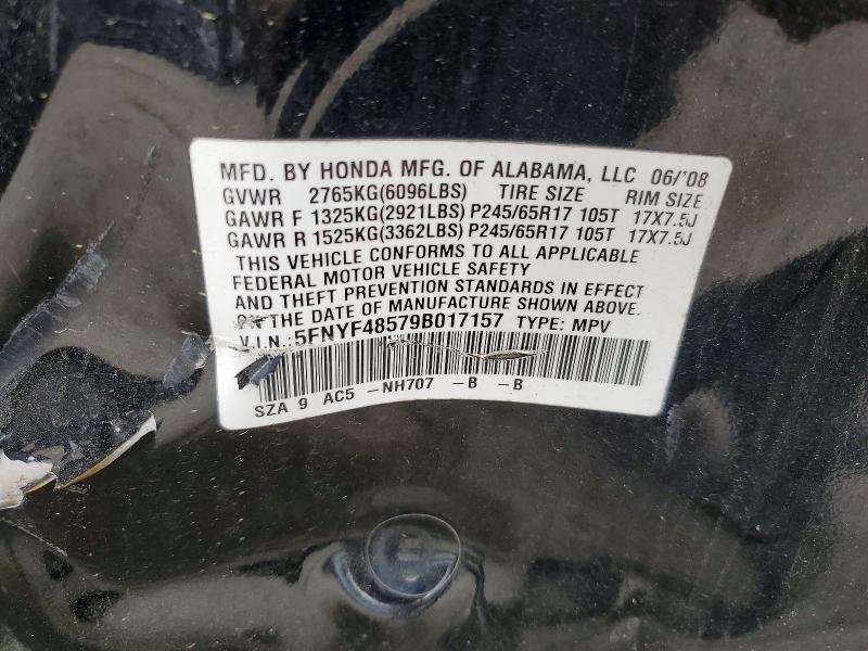 2009 Honda Pilot exl