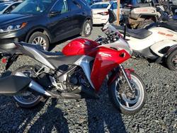 Honda salvage cars for sale: 2011 Honda CBR250 RA