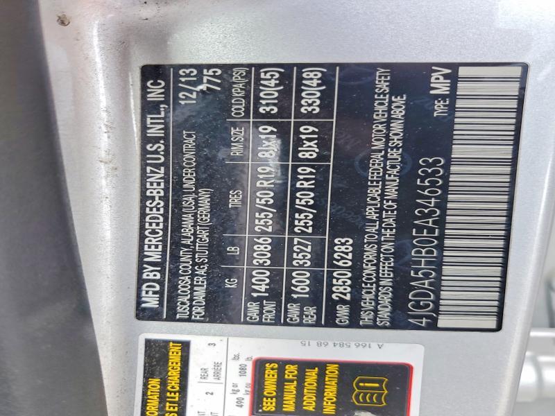 2014 Mercedes-Benz Ml 350 4matic