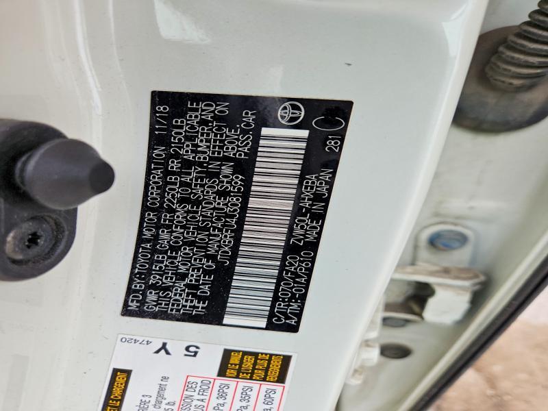 2018 Toyota Prius two