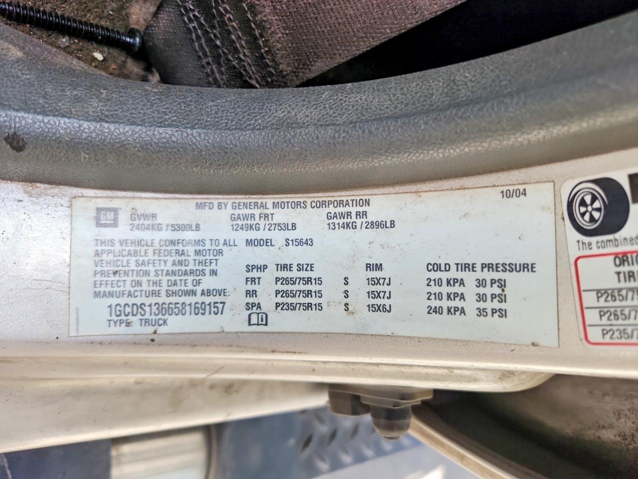 2005 Chevrolet Colorado