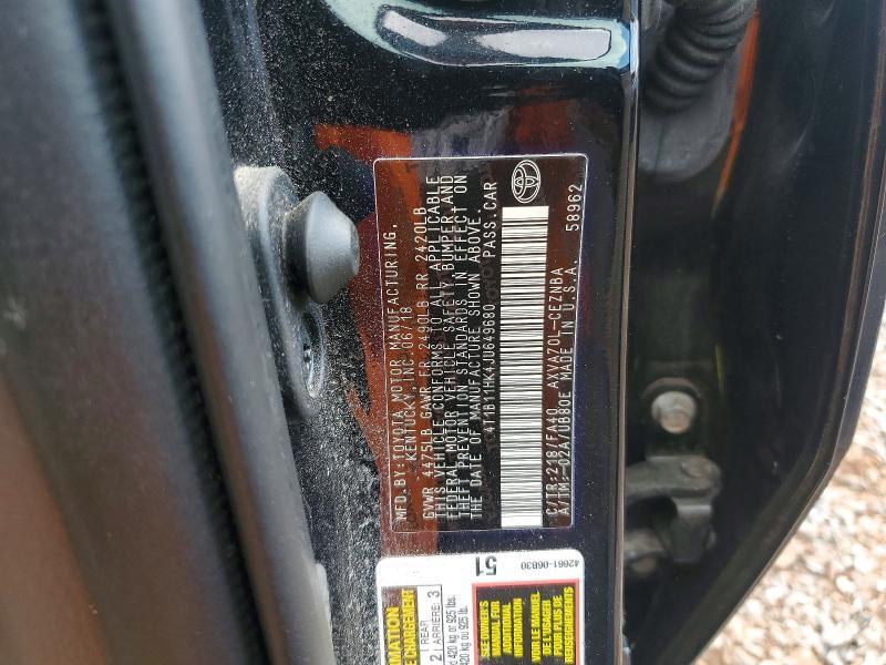 2018 Toyota Camry le