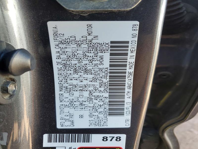 2012 Toyota Tacoma Double Cab Prerunner