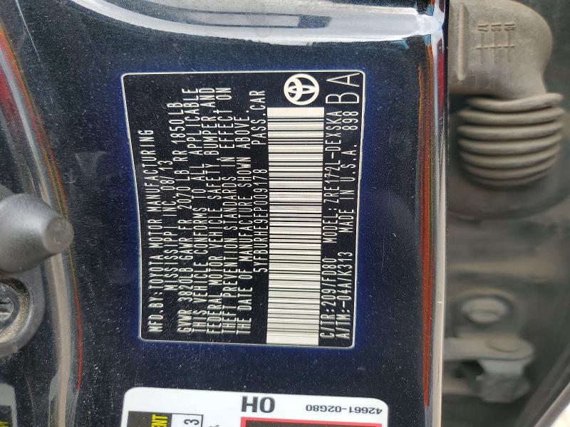 2014 Toyota Corolla s Plus