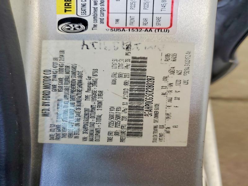 2012 Ford Fusion sel